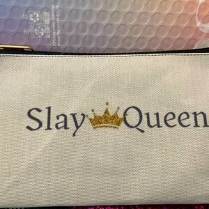 Slay Queen makeup pouch bag